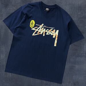 STUSSY Men's Navy Short Sleeve
